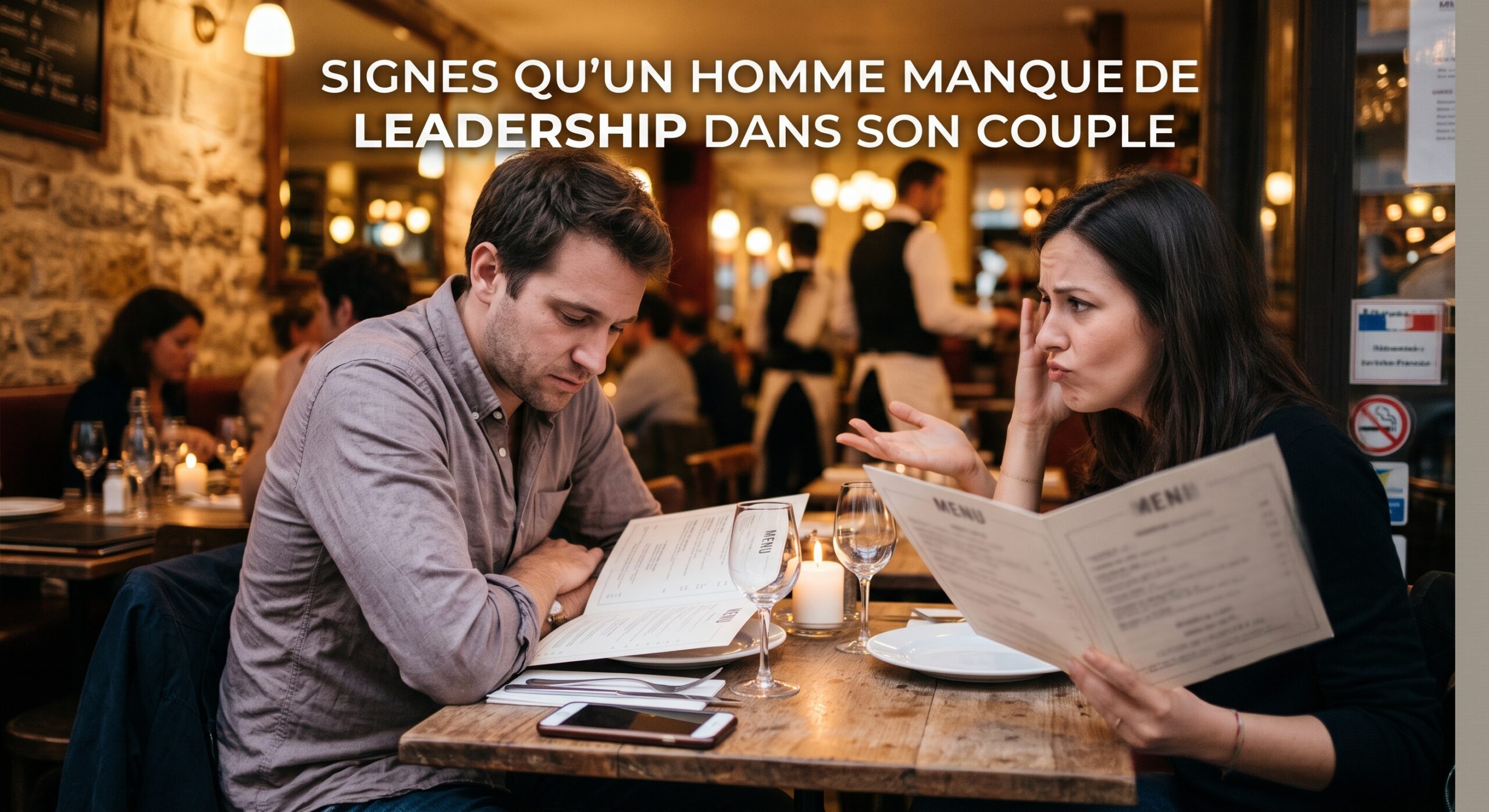 Signes qu&rsquo;un Homme Manque de Leadership dans son Couple